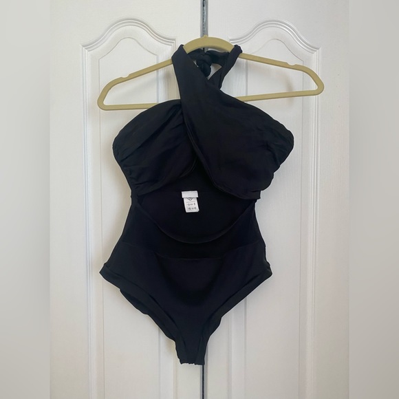 Del Mar Swim high waist black 1pc *Never worn - Picture 2 of 3